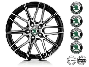 Skoda Rademblem Stil Harz-Dome-Upgrade